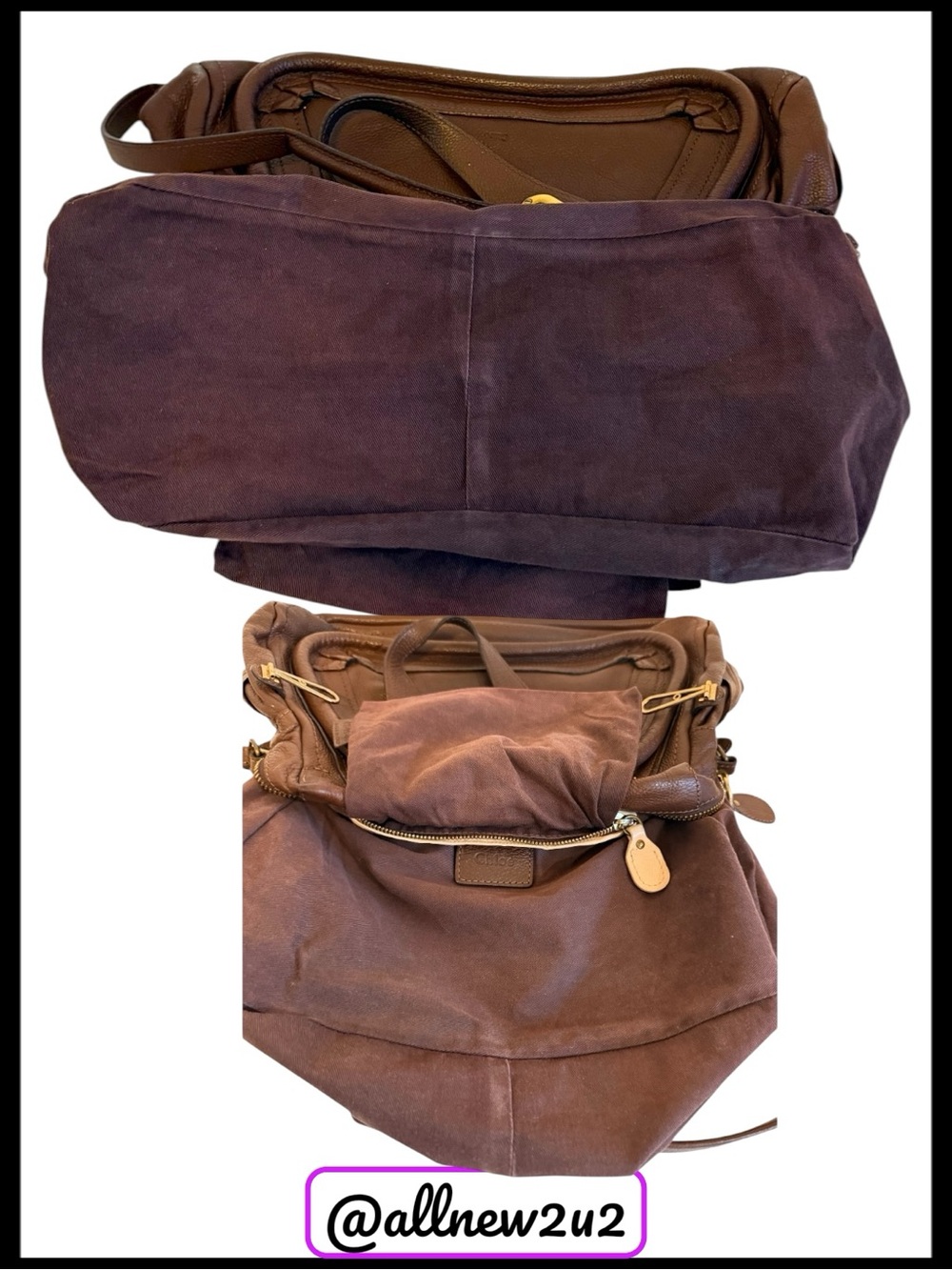Chloe’ Paratay  Shoulder Handbag in Rock - Picture 9 of 14